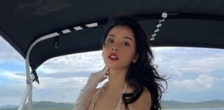 Chi Pu diện áo tắm nóng bỏng sau khoảnh khắc thân mật chàng trai giấu mặt